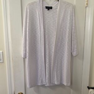 Laundry By Shelli Segal Light Gray Knit Cardigan